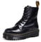 Dr. Martens Mixte Jadon Polished Smooth Brogues, Noir (Black), 40 EU