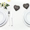 30x Schieferherzen Tischkarten zur Hochzeit – handgefertigtes Komplettset mit Stift – Tischkarten aus individuellen und personalisierten Schieferherzen – Hochzeitsspiel und Hochzeitsgeschenk