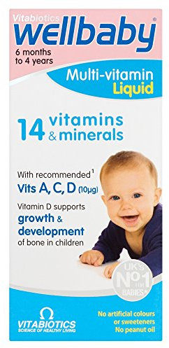 Vitabiotics WellBaby Infant Liquid from 4 Months to 5 Years, 150ml