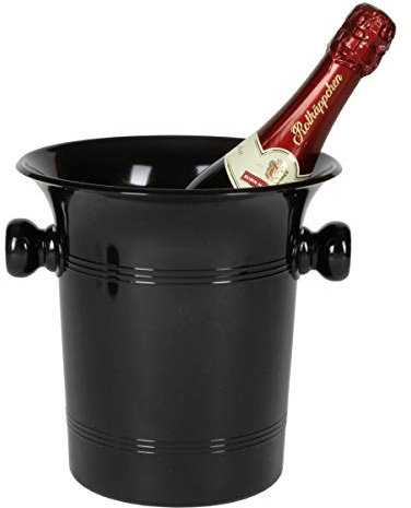 SEKT/CHAMPAGNER - Kübel 4.0l. - schwarz glänzend - Made in Germany
