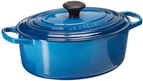 Le Creuset Enameled Cast Iron Signature Oval Dutch Oven, 5 qt, Marseille