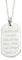LJ Designs Dog-Tag-Halskette, mit Gravur Love The Lord, Sterling-Silber 925, christliches Geschenk, inklusive Schmuckbox, 00335