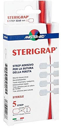 STERIGRAP Wundnahtstreifen 8x32 mm Knochenform 5 St