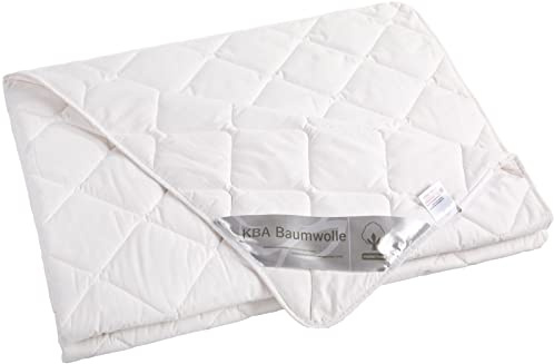 franknatur - Bettdecke Sommer Baumwolle KBA Bio Steppbett Decke Sarah 240x220