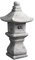 Unbekannt Dekoskulptur Deko Dekofigur Figur japanische Laterne H 37 cm Gartendeko aus Beton Garten Deko Gartenfigur Garten Figur