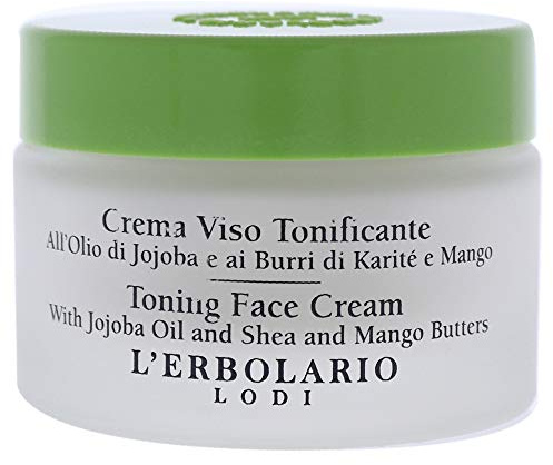 L'Erbolario tonisierende Gesichtscreme mit Jojobaöl und Shea- und Mangobutter 50 ml