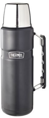 Thermos® King Black Large Thermal Drinks Flask 1.2L