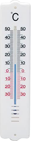 Termometro Pared/Jardin, Interior/Exterior Plástico 20 cm.