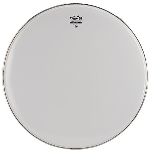 Remo Drumhead Ambassador White Coated for Bass Drum - 28 - BR-1128-00