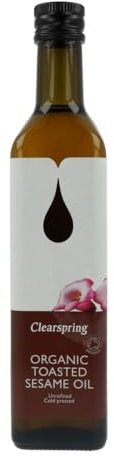 Clearspring, geröstetes Sesamöl BIO, 500 ml