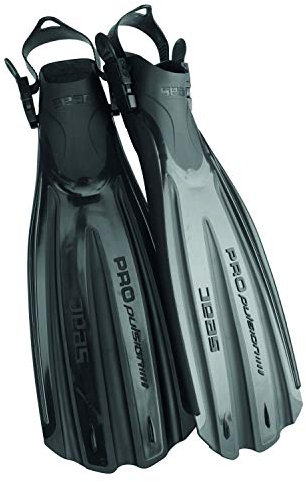 Seac 0710012520095A Palmes pour plongée Noir Taille L-XL