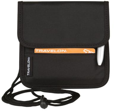 Travelon Folding ID and Boarding Pass Holder, Black, One Size