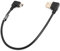 System-S Mini USB 90° Kabel Links gewinkelt Winkelstecker auf USB Typ A (Male) 90° Links gewinkelt Kabel Datenkabel Ladekabel 26 cm