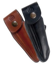 Laguiole Actiforge - Etui Cuir formé pour Couteau Laguiole - Fabrication Française Artisanale - Marron - sans Fusil