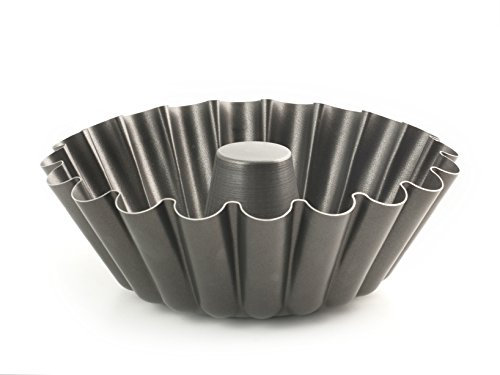 Vespa 919724 Pudding-Form, Antihaftbeschichtung, Gänseblümchen, mit Schlauch 24 cm, Silber