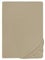 biberna Jersey-Elastic-Spannbetttuch 0077866 (Matratzenhöhe max. 25 cm) 1x 140x200 cm - 160x220 cm, Taupe