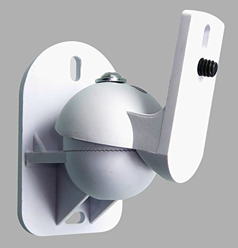 BWC white wall mount bracket (vertical mounting only) for Sonos Play 3 and Play 1 (Not Sonos One)