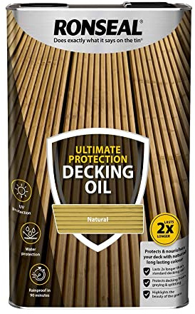 Ronseal Ultimate Protection Decking Oil 5L Natural