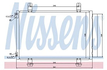 NISSENS Kondensator, Klimaanlage 940079