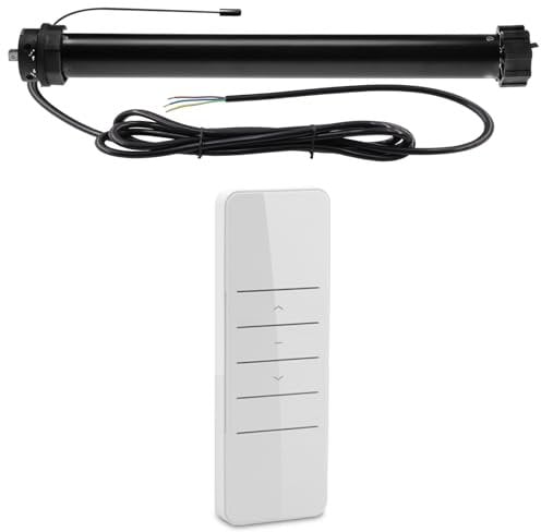NOBILY Funk/Maxi-Rolladenmotor PR5 60/08-60 mit mechanischen Endabschaltern (Zugkraft 60Nm/135kg) für 60mm Achkantwelle (SW60) Rolladenantrieb, Rollladenmotor für Rolladen