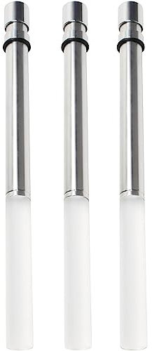 Bottlelight Flaschenlicht aus LED für verschiedene Flaschen. Nutzung mit Batterie als LED Flaschenlicht. Flasche aus Aluminium-Acrylglas in Kaltweiß, 3er Pack