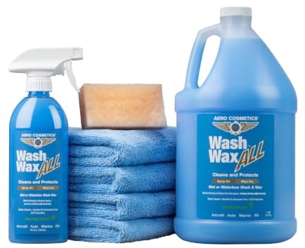 Wasserloses Wash Wax-Set in Flugzeugqualität für Ihr Auto, Wohnmobil, Boot, Motorrad. Das beste Waschwachs. Überall, jederzeit, zu Hause, im Büro, in der Schule, im Parkhaus, auf Parkplätzen.