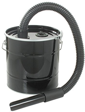 GREENSTAR - Contenedor de cenizas para aspirador de 17 L - Se entrega con malla y filtro flexible - Fácil y eficiente - Cenizas de chimeneas, barbacoas, calderas