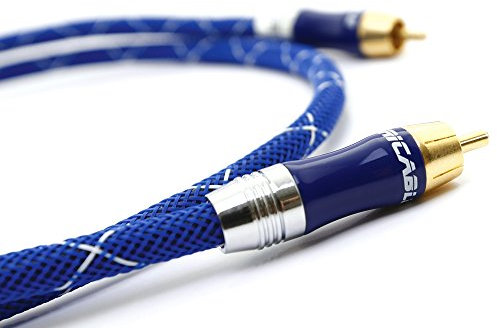 Ricable DU5 Ultimate Coaxial 5 mt - Cavo Audio Digitale Coassiale 75 Ohm Hi-Fi Schermato