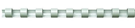Fellowes Plastic Binding Combs, 38mm A4, 281-340 Sheet Capacity, 21 Oval Rings, White, Pack of 50 - Compatible with Comb Binding Machines