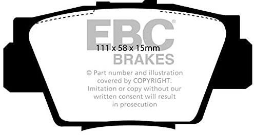 EBC Brakes DP3873C Redstuff Brake Pads