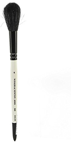 Winsor & Newton Series 340 Size 6 Pony and Goat Hair Mop Brush