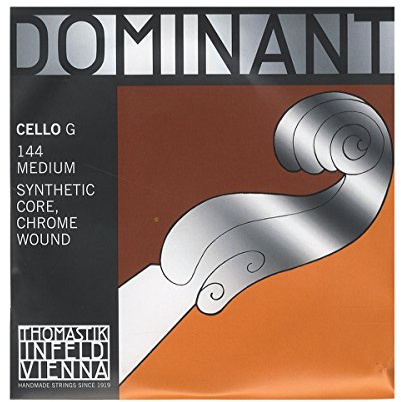 Thomastik single string for cello 4/4 Dominant - G string nylon core, chrome wound, medium