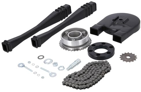 Großes Kettenradantrieb-Set (Ketten-Set) - für Simson KR51/2 Schwalbe