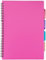 Tigre 301475 Cahier de projet A4 (4 sujets) avec couverture en plastique x 1 seul livre (Couleurs assorties)