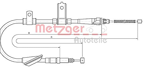 Metzger 10.5156 COFLE Seilzug, Feststellbremse