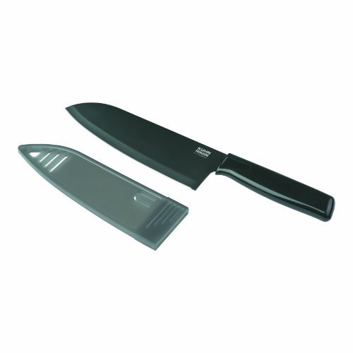 Kuhn Rikon Colori Universalmesser Kochmesser, schwarz 6 Inch schwarz
