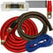 0 Gauge Amplfier Power Kit for Amp Install Wiring 1/0 Ga Cables 4500W 200 ANL