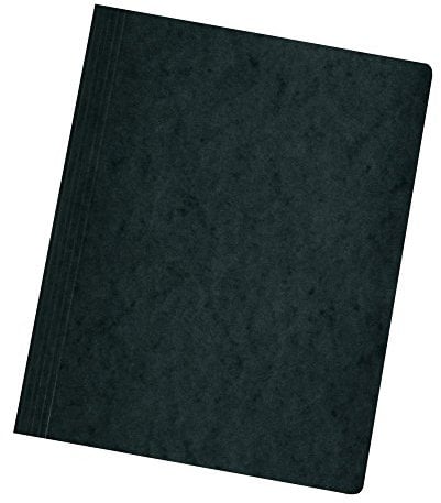 Herlitz Schnellhefter quality A4 Karton, gefaltet, schwarz, 25 Stück