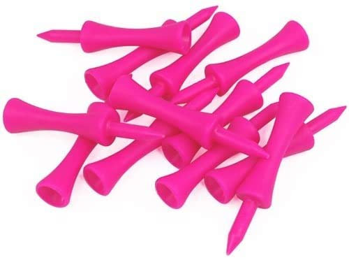 TRIXES 100 Leuchtend rosa Castle Golftees