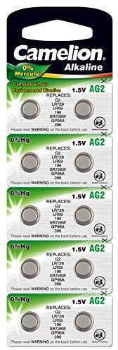 Uhrenbatterien Camelion Century Uhrenbatterien AG0 AG1 AG2 AG3 AG4 AG11 AG6 AG7 AG8 AG9 AG10 AG11 AG12 AG13 (10xAG2)