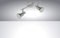 Trango 2-flammig LED Deckenleuchte 2890-028-5W I Deckenspots I Deckenstrahler inkl. 2x 5 Watt GU10 LED Leuchtmittel 3000K warmweiß Spots sind schwenbar & drehbar