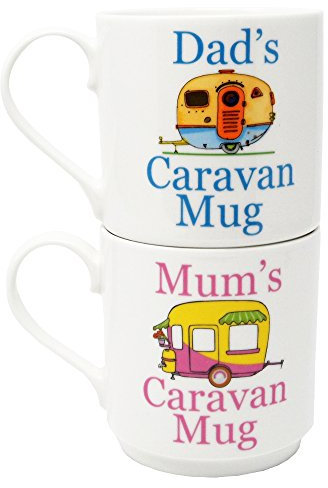 Lesser & Pavey Fine China Mugs - Mum's & Dad’s Caravan