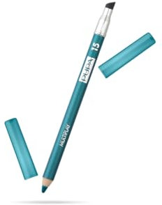 Pupa Matita Occhi Multiplay Blue Green - Triplo Uso Eyeliner, Ombretto e Kajal - Adatta per Occhi sensibili e Lenti a contatto (Colore 15 Blue Green) Formato 1,2 g