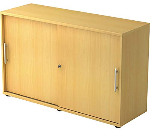 Schiebetürschrank 2OH 120cm RE Buche/Buche