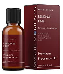 Mystic Moments | Zitronen- und Limettenduftöl - 50 ml - perfekt für Seifen, Kerzen, Badebomben, Ölbrenner, Diffusoren und Haut- und Haarpflegegegenstände