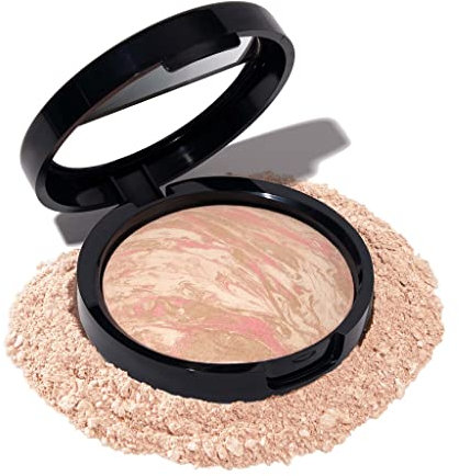 LAURA GELLER NEW YORK Baked Balance-N-Brighten Color Correcting Powder Foundation, Porcelain