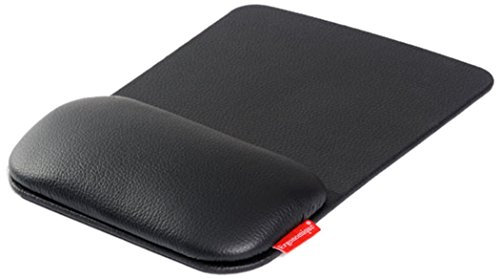 Ergonomique ErgoPad - Ergonomisches Mauspad mit Gelkissen und Handauflage für Komfort - Entlastung bei Langen Arbeitszeiten - Langlebiges, pflegeleichtes Material - Schwarzes Design - Mousepad