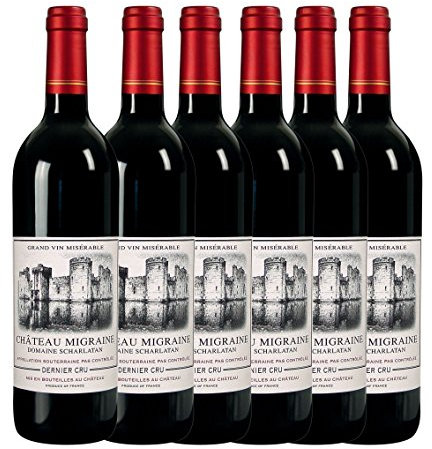 6 Flaschen Rotwein Château Migraine - Goldmedaille