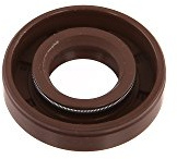 Wellendichtring NJK 14x30x07 - FPM - braun - mit Staublippe | Material FPM Fluorkautschuk Viton®, MZA Nummer 14222E, Simson Nummer 757937, OEM 00757937