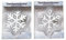 2er Set Taschenwärmer Winter Schneeflocke - Wichtelgeschenk, Handwärmer, Hot Pack, Taschenheizkissen